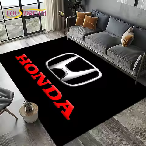 Racing Car H-HONDA HRC Motorcycle Carpet Rug for Living Room Bedroom Home Sofa Decoration,Kids Area 