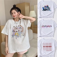 NANA TOUR SEVENTEEN Unisex Cotton Shirt Korean Casual Loose Fit