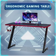 CNF โต๊ะเกมมิ่ง โต๊ะ โต๊ะคอมพิเตอร์ โต๊ะคอม โต๊ะคอมพิวเตอร์ โต๊ะเกม มีไฟ มีรูปทรงขาZ โต๊ะทำงาน 120cm