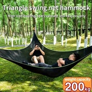 1 Piece Nylon Triangle Hammock, Storage Size 11.8 * 4.7 Inches, Triangle Camping Hammock, with Slidi