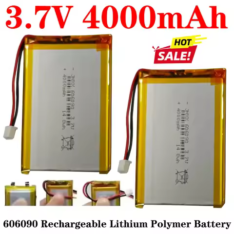 606090 3.7V 4000mAh Rechargeable Lithium Polymer Lipo Battery for Powerbank Power Bank MP4 PSP PAD M