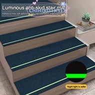 CHIHIRO1X3EE 1pc Luminous Stair Treads, 8x30 Inch Non-Slip Stair Mats, Durable Self-adhesive Washabl