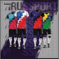 Virus Sport Sublimation Microfiber Jersey VS19 Short Sleeve Unisex | Jersey Bola Sepak | Jersey Prin