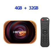 HK1ใหม่กล่อง X4สมาร์ททีวี RBOX 11 Amlogic S905X4 4G 32G 64G 128G กล่องสมาร์ททีวี Wifi คู่1000M 4K 8K