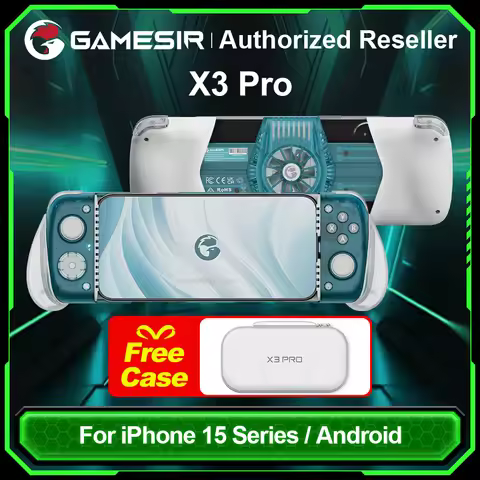 Gamesir X3 Pro Mobile Phone Gaming Controller With Cooling Fan, Hall Effect Joystick for iPhone and 