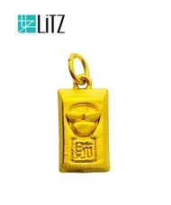 LITZ 999 (24K) Gold Pendant EP0380 (1.21g+/-)