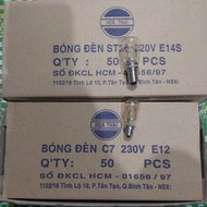 Small refrigerator bulbs with E12 socket and E14 socket