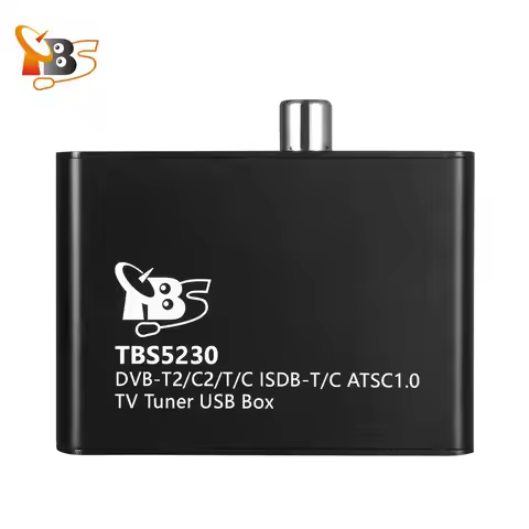 TBS5230 DVB-T2/C2 ISDB-T ATSC1.0 TV Tuner Multi-standard TV Tuner USB box