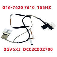 Suitable for dell G16-7620 7610 Screen Cable 165HZ Screen Cable HDI60 0GV6X3 DC02C00Z700