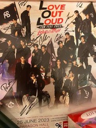 2023 LOL Love Out Loud fan fest gmmtv 親筆簽名海報 gemini fourth ohm nanon jimmy sea first khaotung earthm