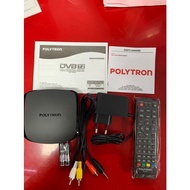 SET TOP BOX POLYTRON DVB PDV 700T2 antena Tv digital LED LCD Tabung