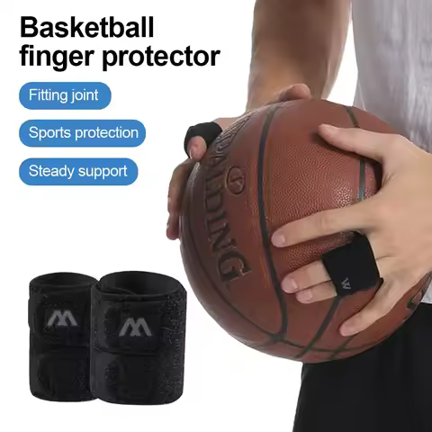 Finger Splint Adjustable Finger Support Brace Sleeve Protector Basketball Volleyball Finger Joint Pr