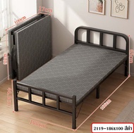 Greenforst เตียงนอนพับได้ เตียงเหล็กไม่ต้องประกอบ แค่กางออกก็ใช้ได้ทันที รุ่น C-2119