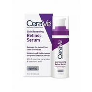 Cerave Skin Renewing Retinol Serum 30ml เซราวี เซรั่มบํารุงผิวหน้า Wrinkle Cream กระจ่างใส ฟื้นบำรุงปราการผิว