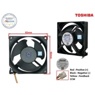 GRB22M |GRA25MU| GRA28MU |GRA28MS TOSHIBA REFRIGERATOR HIGH QUALITY FAN MOTOR–92MMX92MM DC14V 0.16A 
