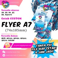 Print FLYER Printing Brochure Menu CatalogA7 size 74 x 105 mm 7.4cmx10.5cm Ready to Become HVS Art P