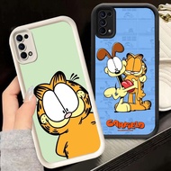 TS-58 Garfield Shockproof Casing for OPPO A5 A5i Reno 4 5 6 Find X3 Lite Realme C65 Narzo N53 N63