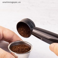 VFZ 2 In 1 Coffee Spoon 7g Standard Measuring Spoon Dual-use Bean Scoop Press Scoop Coffee Machine A