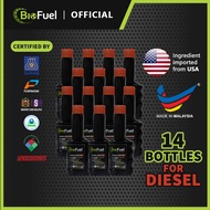 Diesel | 14 Bundle | BIOFUEL Advanced Fuel Injector Cleaner | Save Fuel | Clean Engine | Diesel Booster