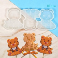 Blala Tiger Lollipop Moulds Home DIY Chocolate Candy Baking Gadgets Gifts for Children