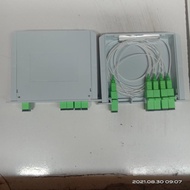PASSIVE SPLITTER PLC BOX 1:4 SC APC/BOX SPLITER 1:4 SC APC FIBER OPTIC - ColtonShop70