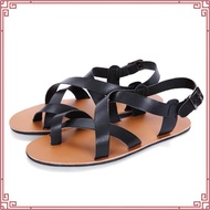 Big Size 37-46 Good Soft Men's Leather Gladiator Sandal Shoes Outdoor Beach Waterproof