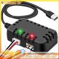 USB Cable 2-In-1 with XH-3P Plug 1A 7.4V Lipo Battery Charger-RC Car Balance Charger for 2S Batterie