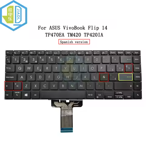 TP420 SP Laptop Keyboard For ASUS VivoBook TM420 TP420UA TP420IA TM420IA Replacement Keyboard HQ2101