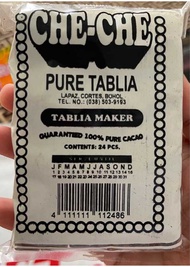 Che-che Tablia 100% Pure Cacao 24 pcs