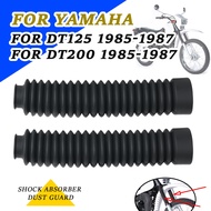 Motorcycle 2pcs Front Fork Covers dust cover For YAMAHA DT125 DT200 DT 125 DT 200 Accessories