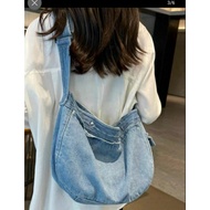 Crossbody bag, thick jeans: JEANS BOX