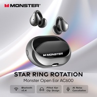 Monster AC600 Open Ear Bone Conduction Wireless Noise-Cancelling Bluetooth Earphones Sport Wireless 