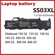 NEW Genuine HP Notebook Battery Model SS03XL for EliteBook 830 840 G5 G6 (11.55V 50Wh) .battgood bat