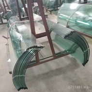 Curved Steel 6mm-12MM Tempered Glass Elevator Glass Processing Factory Curved S6HX