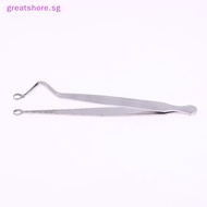 greatshore  Surgical Steel Professional Belly Ear Tongue Septum Lip Piercing Forceps Tweezer Clamp S