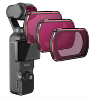 ชุดตัวกรองเลนส์สำหรับ DJI Osmo Pocket 3 ฟิลเตอร์เลนส์กล้อง ND16 + ND64 + ND256