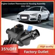 Car Cooling Thermostat Assembly 06B121111D for  A4 A6 1.8L  2.0L 06B121111H 06B121111K  Thermostat