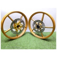 HONDA RS150 RS150R RS 150 ENKEI SPORT RIM SP522 TITANIUM HUB 5 LEG SPORTRIM 5 BATANG KAKI 160 x 160