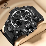 FOXBOX Original Electronic Digital Watch Men Electronic Sport Waterproof  LIGE Quartz Watches For Me