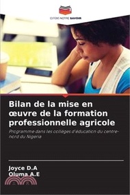 63028.Bilan de la mise en oeuvre de la formation professionnelle agricole