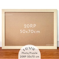 Puzzle Frame 50x70 cm 20RP - Jigsaw Puzzle Frame 1000 pcs - Minimalist Poster Photo Frame