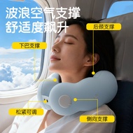Press inflatable u-pillow pillow, airplane travel, Press inflatable U-shaped pillow airplane travel 