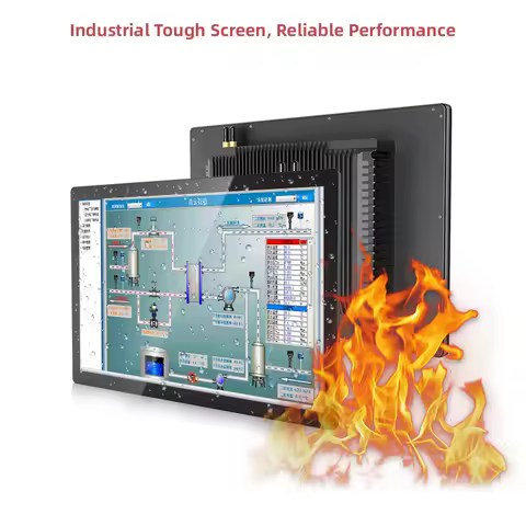 18.5 Inch All in One Capacitive Touch PC Industrial Panel PC VESA Installation 100*100 75*75 MM WIN 