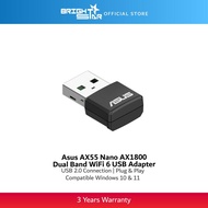 Asus AX55 Nano AX1800 Dual Band WiFi 6 USB Adapter