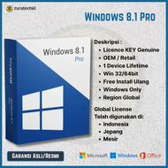 Microsoft Windows 8.1 Pro Original Digital Licence Key Lifetime – OEM Key