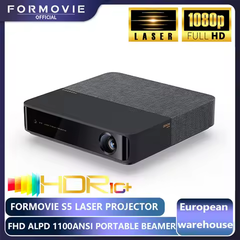 Formovie S5 Laser Projector FHD 1080P 1100ANSI Lumens Beamer Portable Mini For Home Smart Theater AL