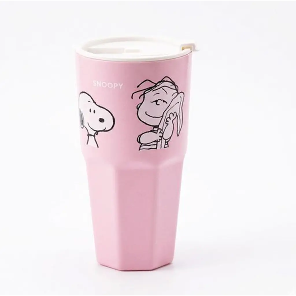 PN4-แก้วน้ำมีฝาปิด : PEANUTS-4B Tumbler with lid (PN4B-TB-PP850-PK) W9xH18.5 cm.-850 ml.
