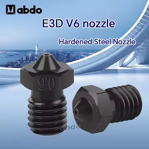 E3D Nozzle 0.2/0.4/0.6/0.8mm Hardened Steel nozzles for Titan Extruder Prusa i3 MK3 MK3+ E3D V6 Nozz