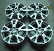 『美麗輪胎店 中古物流區』MAZDA 5 16吋 / 5孔114 / 6.5J / ET55 / 中心孔67.1 / 銀 (五爪分岔)