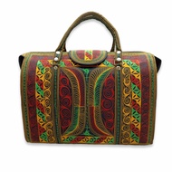 Tas Koper jumbo bordiran motif khas Aceh / Tas travel khas Aceh